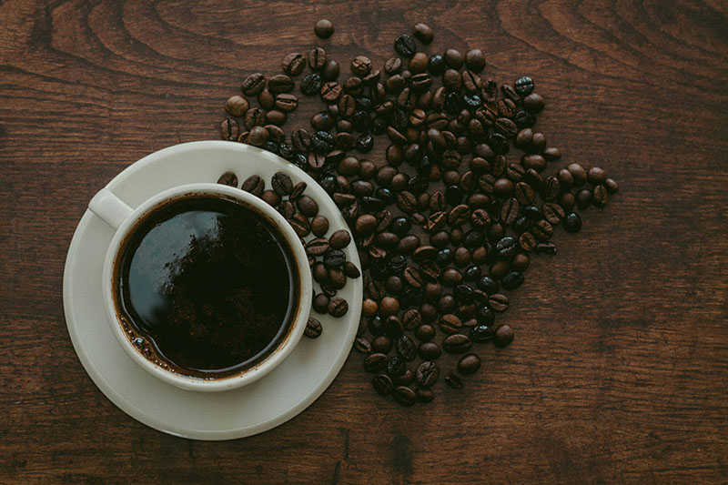 Coffee on table