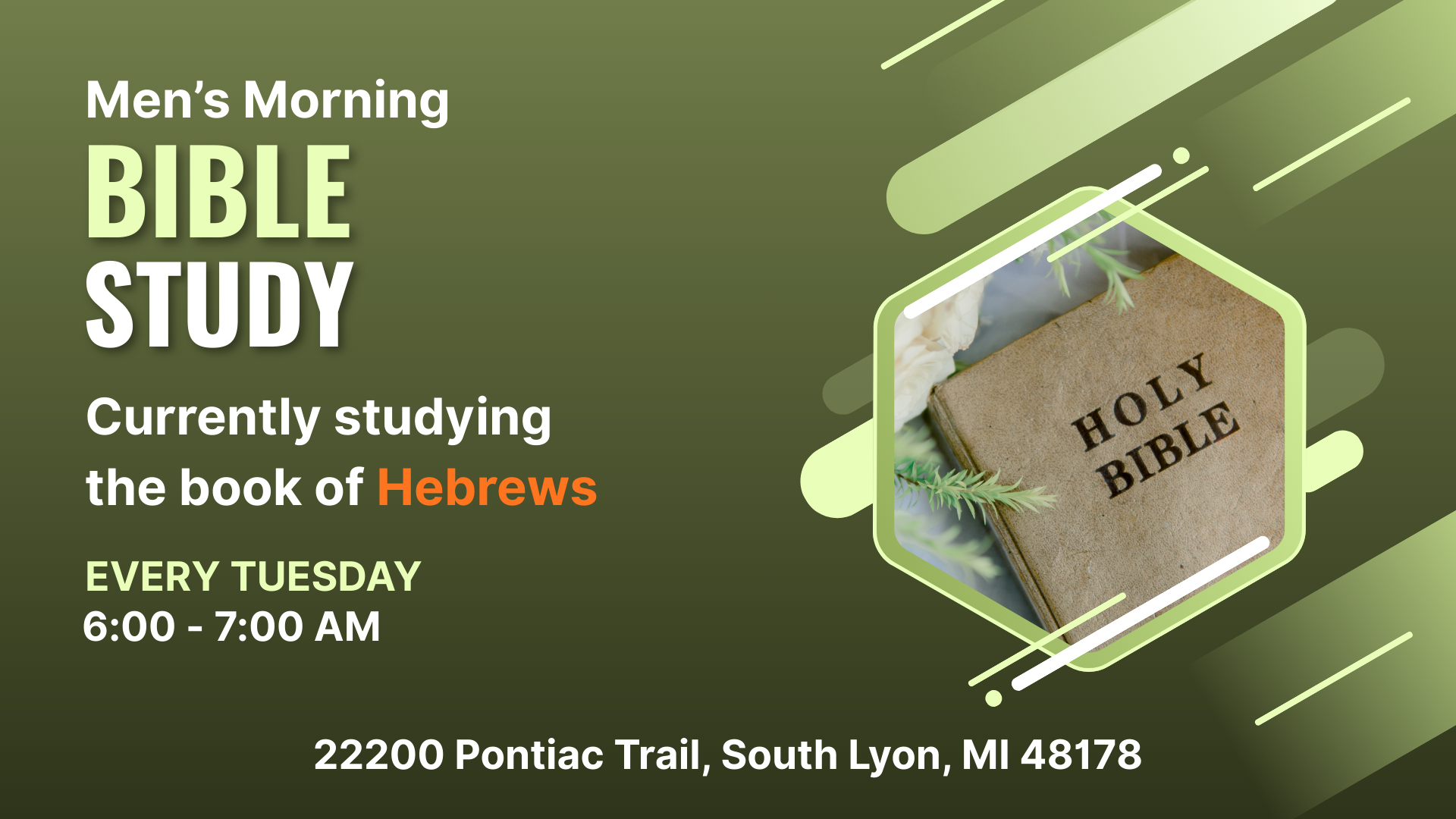 Tuesday Men's Study Slide