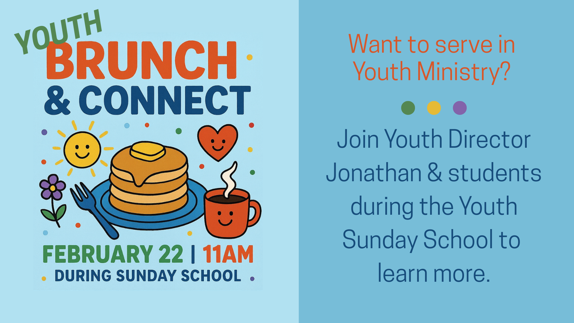 3 Youth Brunch Slide