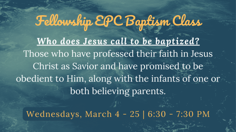 Class Baptism Slide