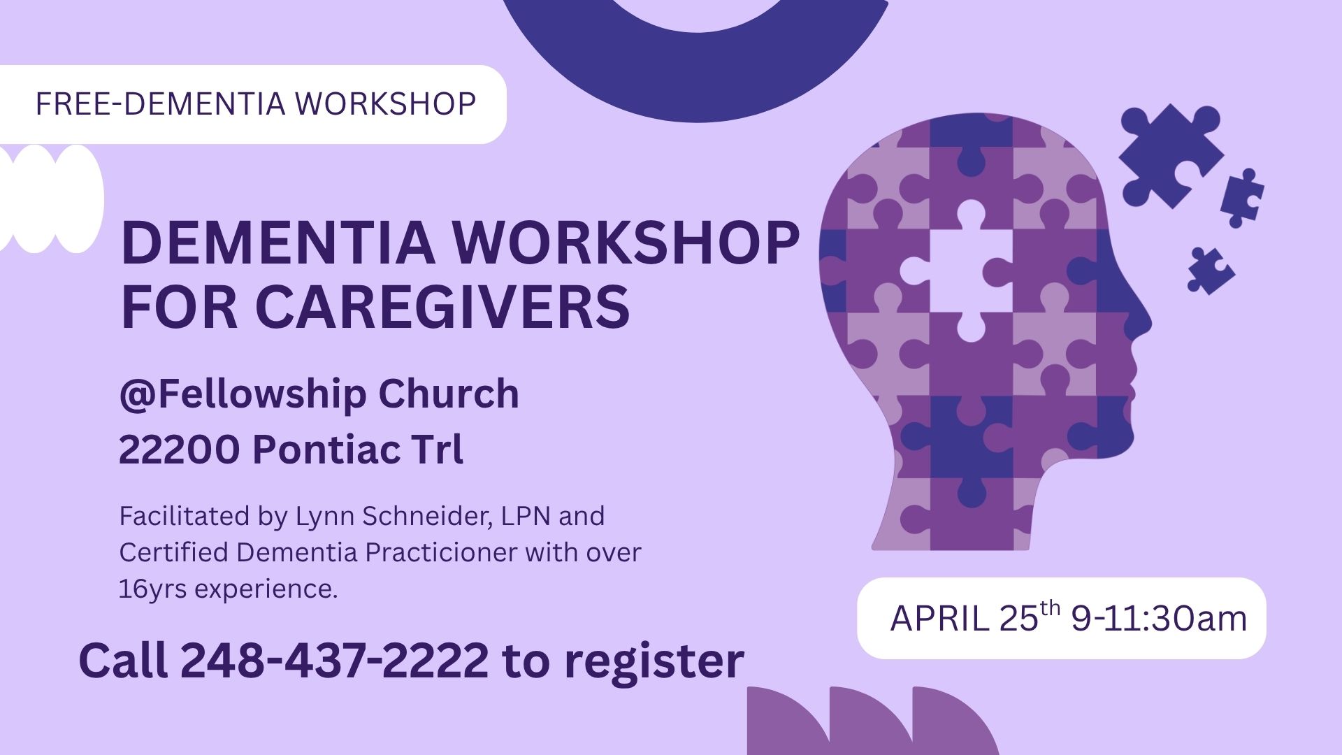 Dementia Workshop Slide