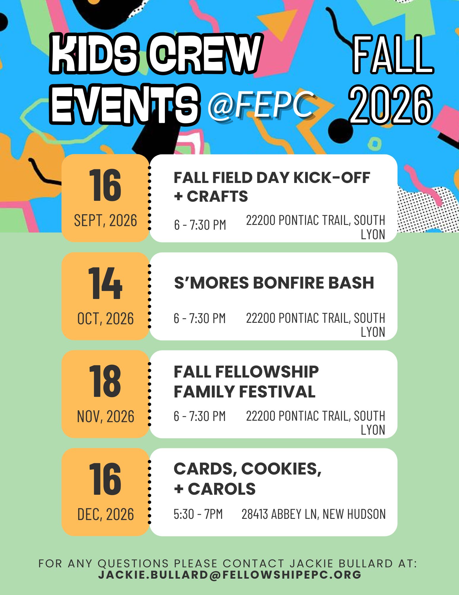 KC Fall Events